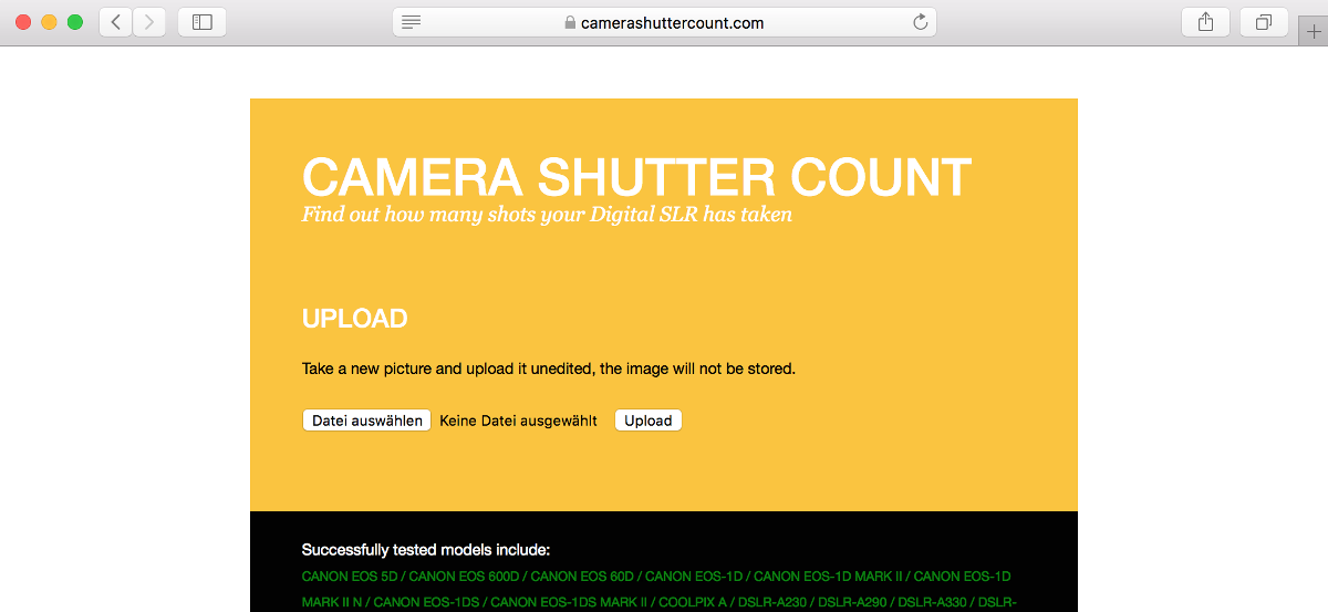 free shutter count canon 5d mark iii